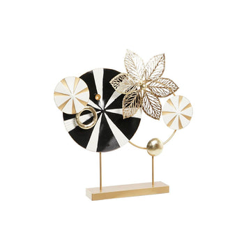 Moderne Deko-Figur in Schwarz und Gold mit geometrischen Formen - homely Family Shop