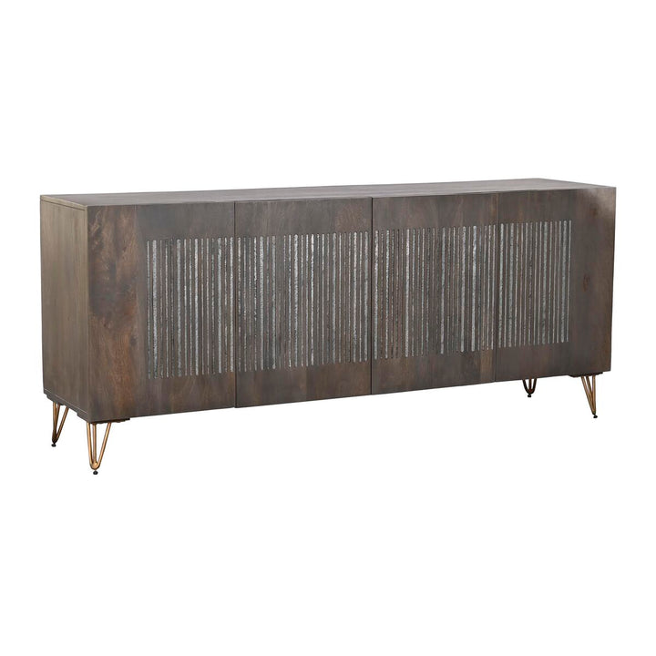 DKD Home Anrichte aus Mango-Holz mit Metall Details - homely Family Shop