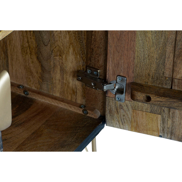 Detailansicht: DKD Home Dekor Anrichte mit Holzregalen und Scharnieren - homely Family Shop