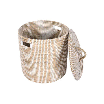 Dekorative Aufbewahrungsbox mit Deckel und Griffen - Homely Family Shop