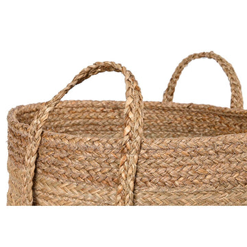 Dekorative Aufbewahrungsbox mit gewebtem Design und Griffen - Homely Family Shop