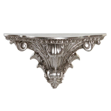 Dekoratives silberfarbenes Regal aus Harz von DKD Home Decor - homely Family Shop