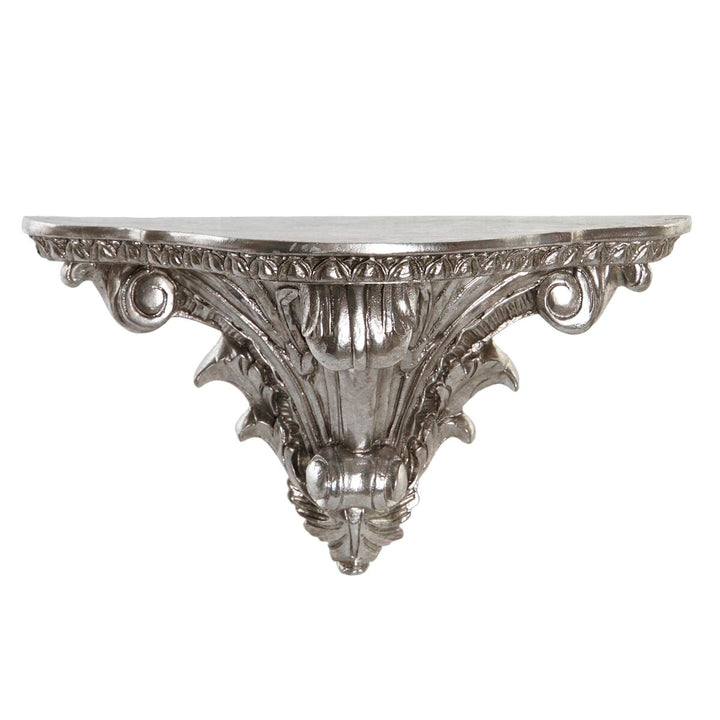 Dekoratives silberfarbenes Regal aus Harz von DKD Home Decor - homely Family Shop