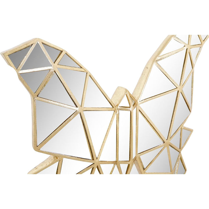 Goldener DKD Home Decor Schmetterling mit Spiegel Einlagen - homely Family Shop