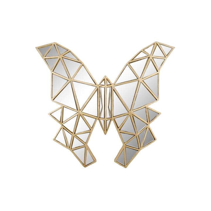 Goldener Schmetterling Deko-Figur mit geometrischen Formen - Homely Family Shop
