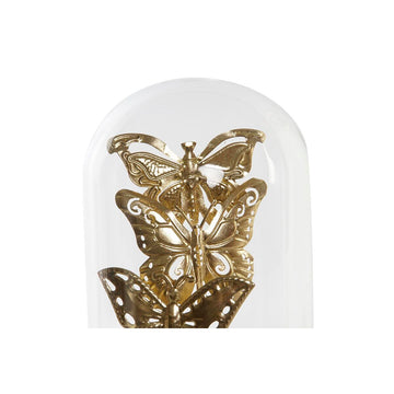 DKD Home Deko-Figur mit goldenen Metall Schmetterlinge im Kristall - homely Family Shop