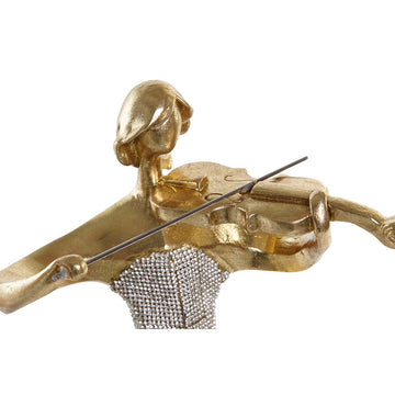 Goldene Ballerina Musik Figur mit Strass von DKD Home Decor - homely Family Shop