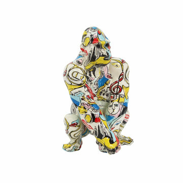 Bunte Gorilla Deko-Figur von DKD Home Decor, modernes Design - homely Family Shop
