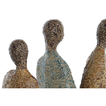 Bunte Harz Afrikanerin Deko-Figur von DKD Home Decor - Homely Family Shop