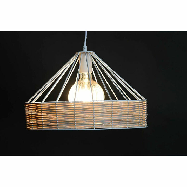 DKD Home Deko Deckenlampe mit Metall und Rattan Details. - homely Family Shop