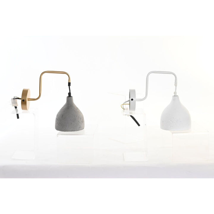 DKD Home Wandleuchten aus Metall und Zement in Grau und Weiß - homely Family Shop