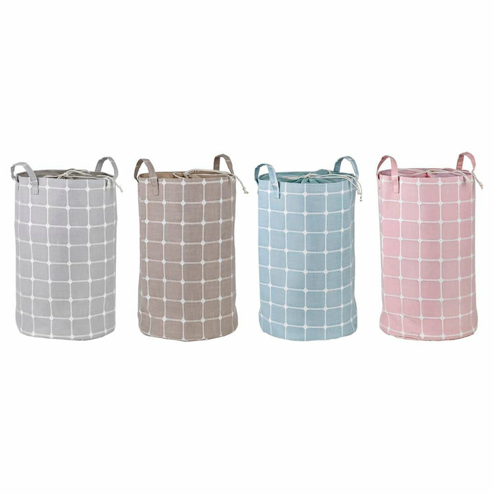 DKD Home Decor Aufbewahrungsboxen aus Polyester mit Griffen in verschiedenen Farben - homely Family Shop