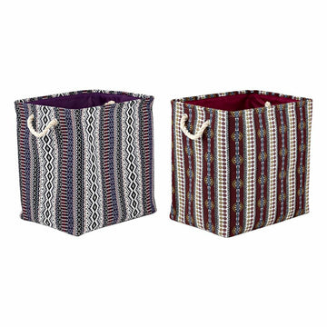 Dekorative DKD Home Boxen mit indischen Mustern aus Polyester - Homely Family Shop