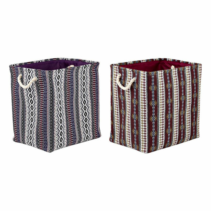Dekorative DKD Home Boxen mit indischen Mustern aus Polyester - Homely Family Shop