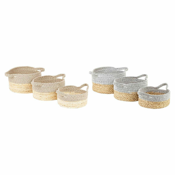 Dekorative DKD Home Körbe aus Seegras im Set - homely Family Shop