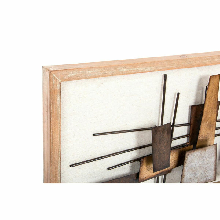 Nahaufnahme von DKD Home Decor Wanddeko mit abstrakten, bunten Formen - homely Family Shop
