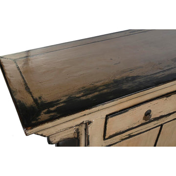 DKD Home Anrichte aus Ulmenholz mit Schublade in Creme und Braun - homely Family Shop