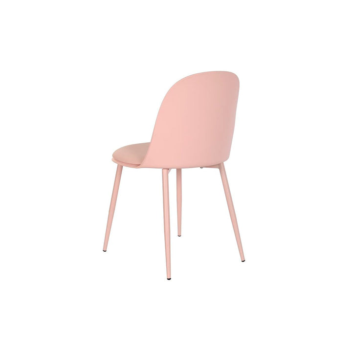 Rosa Esszimmerstuhl mit minimalistischem Design - Homely Family Shop