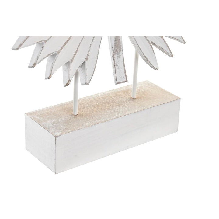Weiße tropische Pflanzenblatt Deko-Figur von DKD Home Decor - homely Family Shop