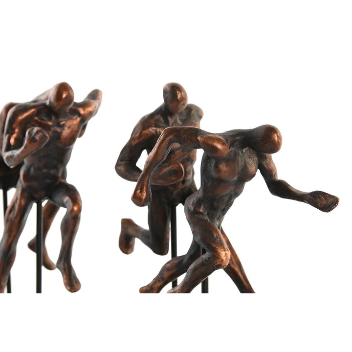 DKD Home Decor Figur aus Kupfer und Harz, moderne Deko - homely Family Shop