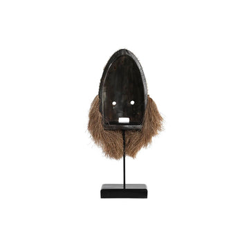 DKD Home Deko Maske mit Muscheln auf Ständer. Natur und Weiß - homely Family Shop
