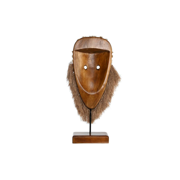 DKD Home Decor Maske aus Naturfaser, eine stilvolle Dekoration - homely Family Shop