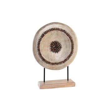 Beige DKD Home Dekorationsfigur aus Eisen mit Kreis-Muster - Homely Family Shop