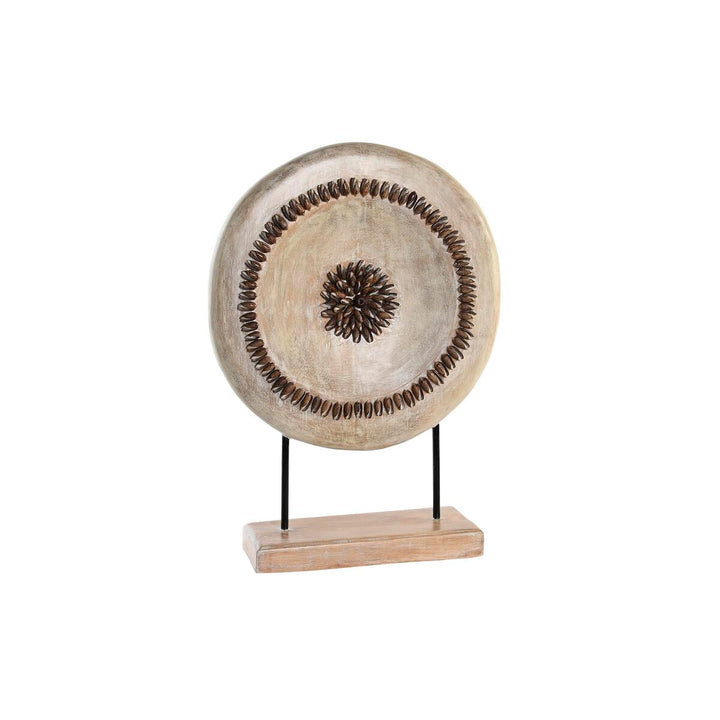 Beige DKD Home Dekorationsfigur aus Eisen mit Kreis-Muster - Homely Family Shop