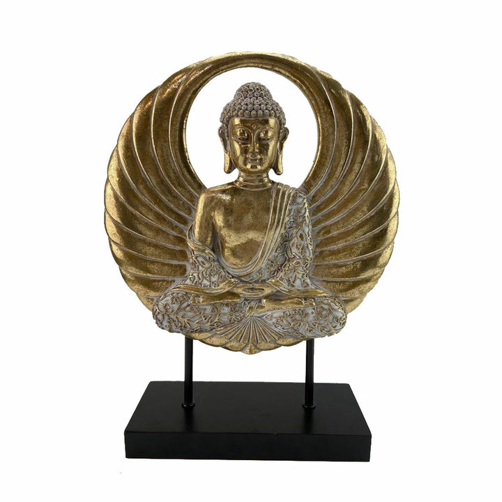 Goldene Buddha Figur mit orientalischem Design - Homely Family Shop