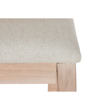 Detailaufnahme: Beige Polyester Esszimmerstuhl von DKD Home Decor - homely Family Shop