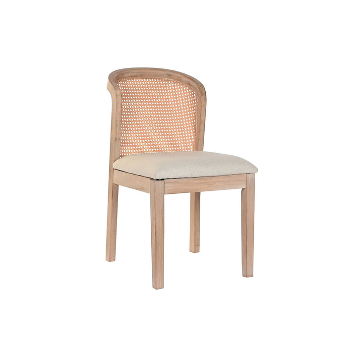 Beiger Polyester Esszimmerstuhl mit Webmuster - Homely Family Shop