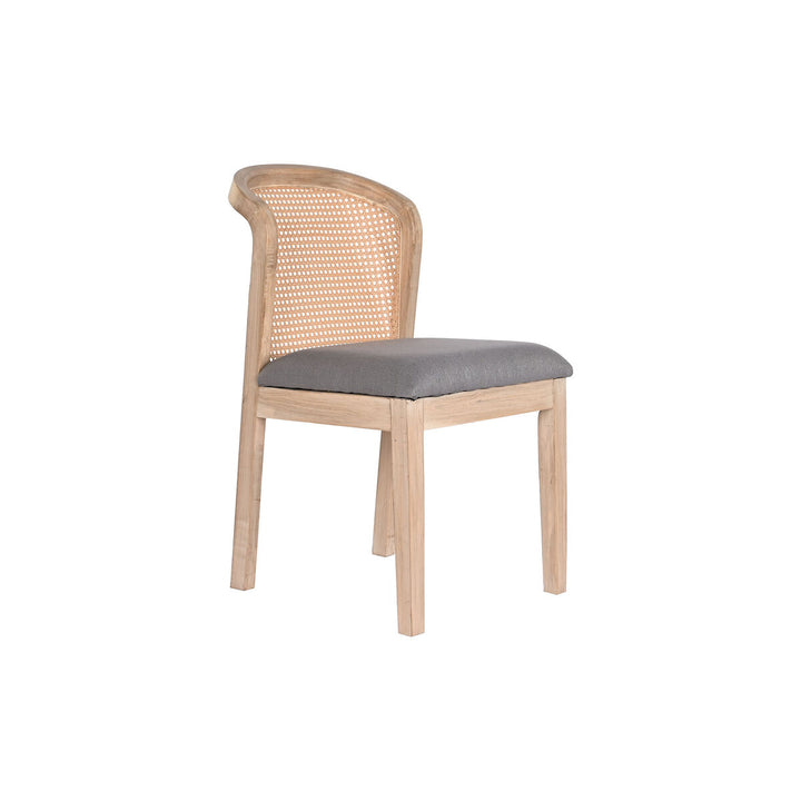 DKD Home Decor Esszimmerstuhl mit dunklem Sitz und Tanne. - homely Family Shop