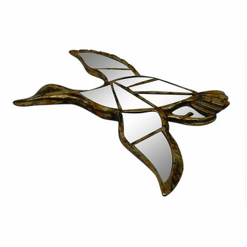 Goldene Enten Wanddeko mit Spiegelstücken - DKD Home Decor - homely Family Shop