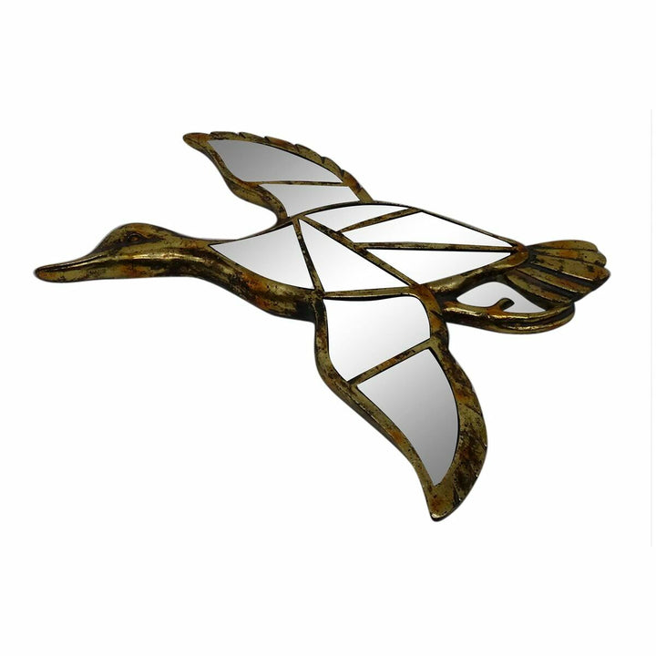 Goldene Enten Wanddeko mit Spiegelstücken - DKD Home Decor - homely Family Shop