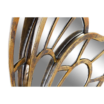 Goldener Harz Schmetterling Spiegel Wanddeko von DKD Home - homely Family Shop