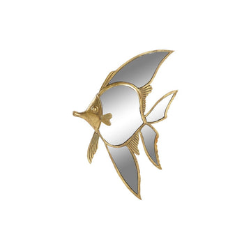 Goldener Fisch Spiegel Wanddeko von DKD Home Decor - homely Family Shop