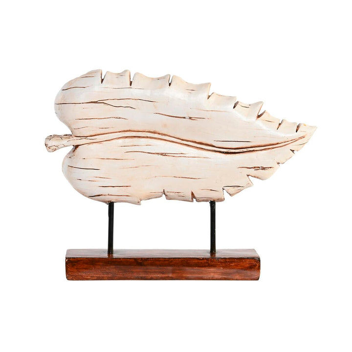 DKD Home Decor Blattfigur mit Holzfuß, orientalische Deko - homely Family Shop