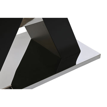 Detailansicht des schwarzen DKD Home Decor Esstisches mit Holz und MDF - homely Family Shop