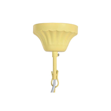 Gelbe Deckenlampe aus Holz und Metall - Homely Family Shop