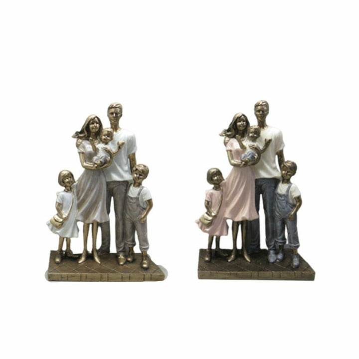 Bunte Familie Deko-Figuren von DKD Home Decor, 2er Set - homely Family Shop