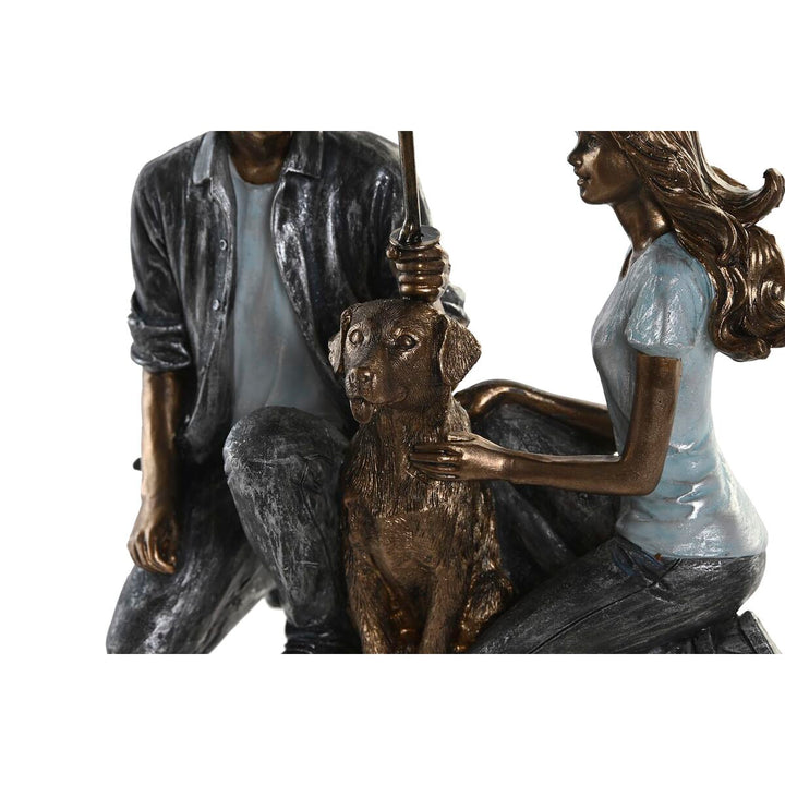 DKD Home Decor: Bunte Ehepaar Figur mit Hund. - Homely Family Shop
