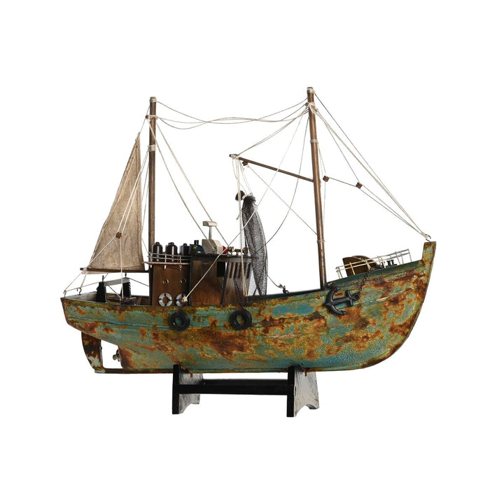 Dekoratives Barco DKD-Bootsmodell mit rustikalem Finish - homely Family Shop