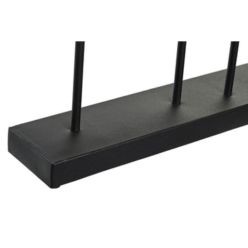 Detailaufnahme: Schwarze Deko-Figur mit Stäben, DKD Home Decor, modernes Design.