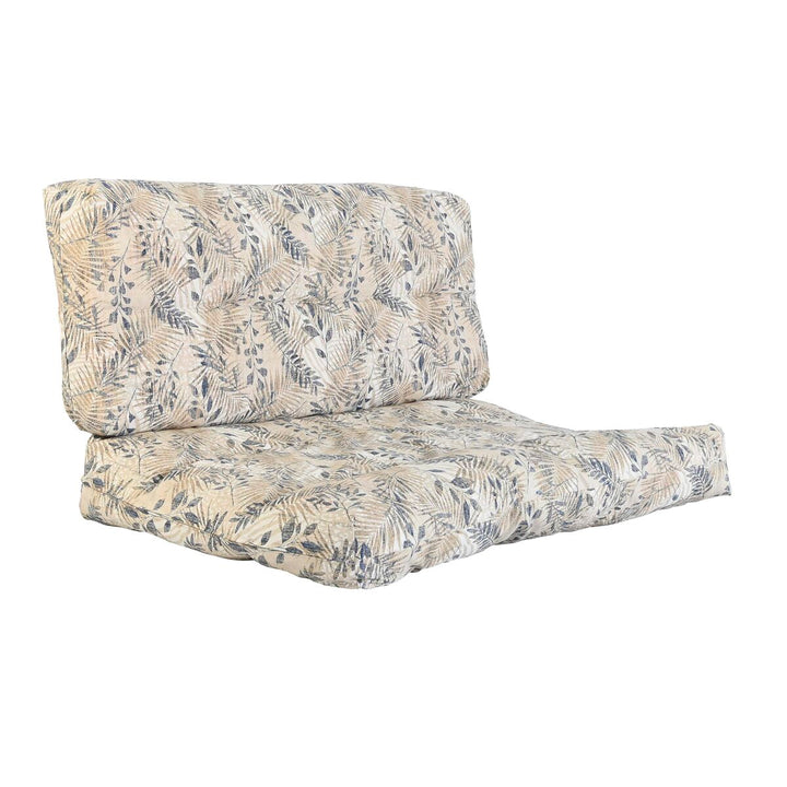 Buntes DKD Home Decor Boden Kissen mit Blattmuster für bequemes Sitzen.