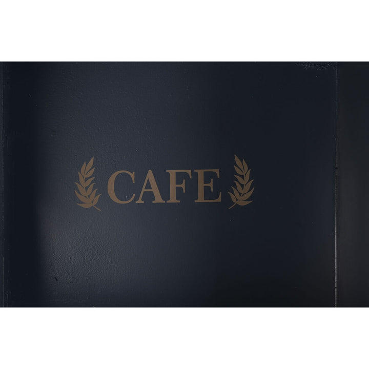 Nahaufnahme DKD Home Decor Displayständer mit CAFE-Motiv - homely Family Shop