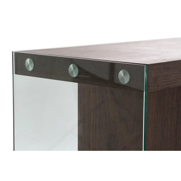 Detail Anrichte mit Kristall und Nussbaumholz von DKD Home Decor - homely Family Shop