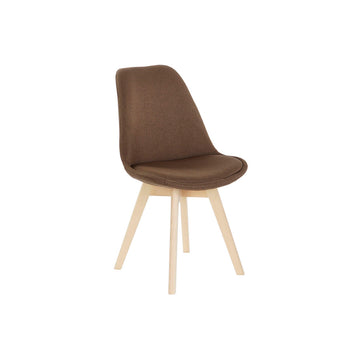 Brauner DKD Home Decor Stuhl mit Holzbeinen. - homely Family Shop