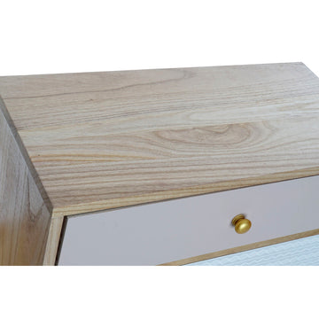 DKD Home Anrichte aus Paulownia Holz mit Schublade und Knopf - homely Family Shop