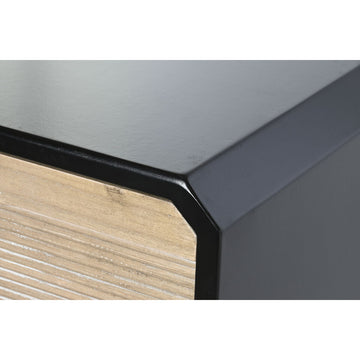Detailaufnahme: Schwarze Holz Anrichte von DKD Home Decor - homely Family Shop