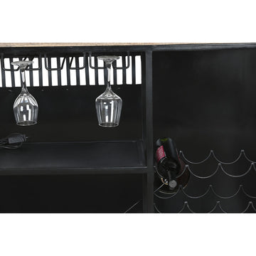 DKD Home Bar mit Gläserhalter und Weinflaschenregal - homely Family Shop